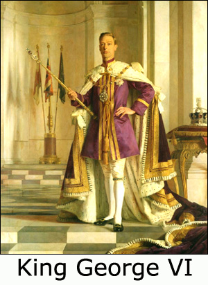 Painting of King George VI.